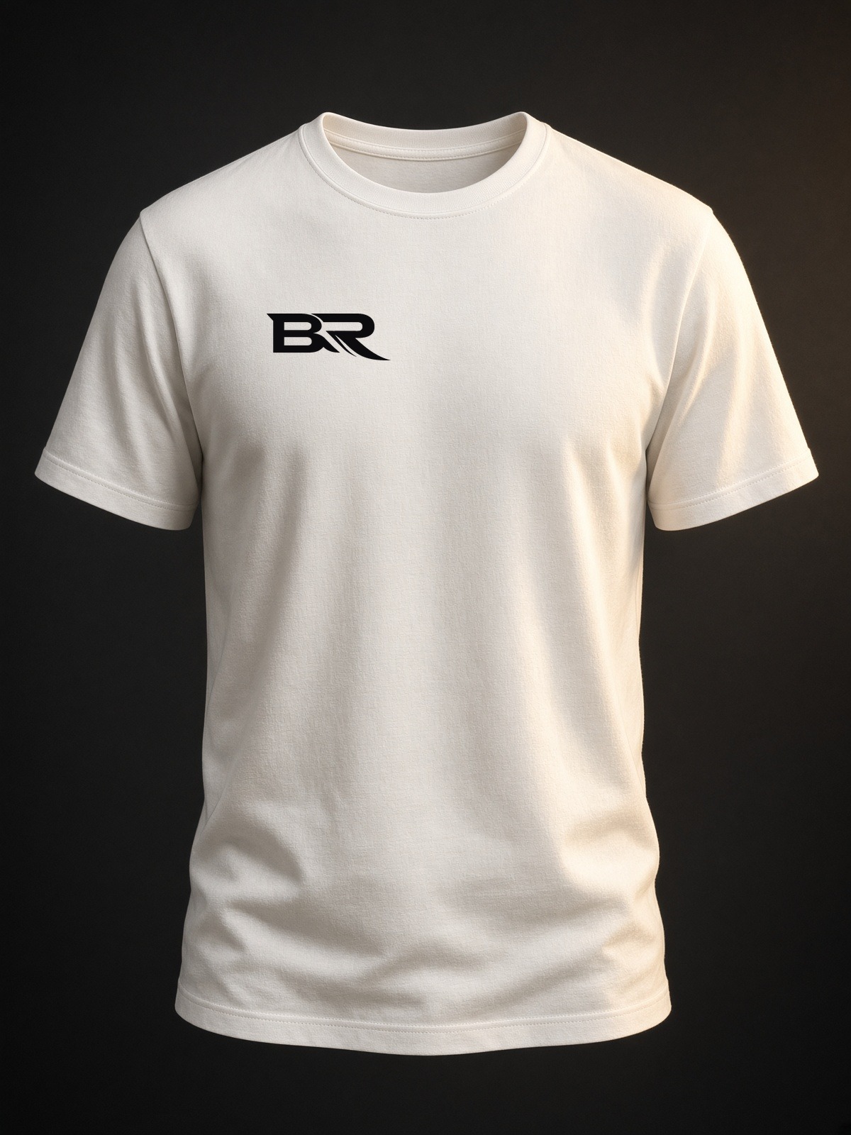 T-shirt wit, voorkant